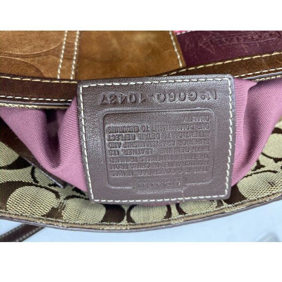 COACH Medium Size Patchwork Multi-Color Tote Bag - Picture 9 of 10